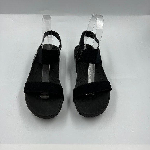 Bare Trap Gazelle Black Open Toe Sling Back Slip On Sandals Women's 7 M - Picture 9 of 10